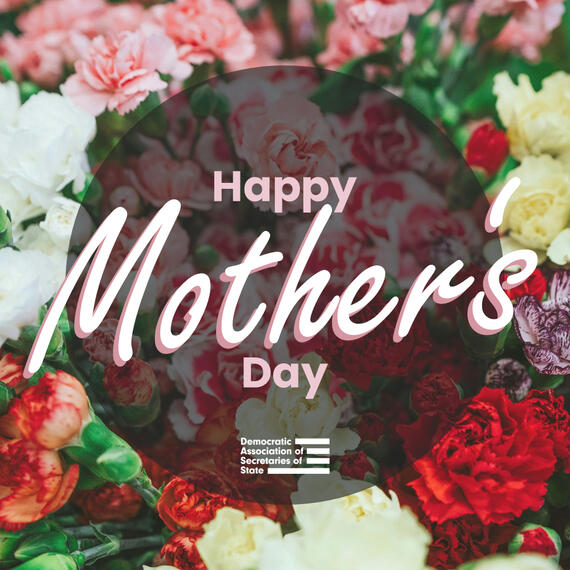 A fun, floral, spring-themed Mother&#39;s Day graphic.