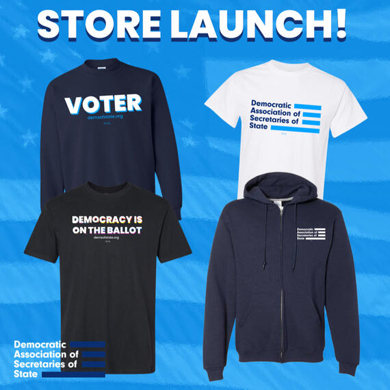 A more advertisement-esque graphic, announcing DASS' store launch.