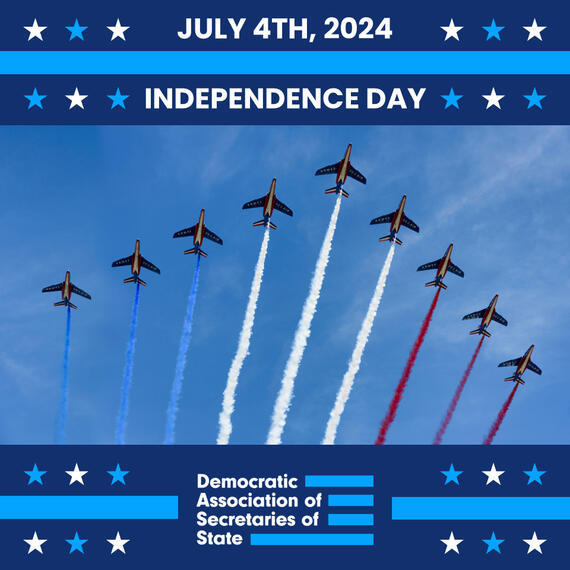 A 4th of July graphic incorporating photography, branding, and in-house graphic design elements.