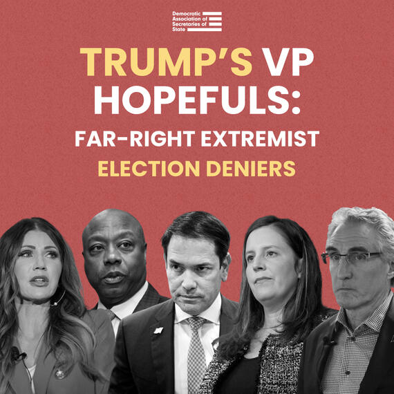 A graphic calling out Trump&#39;s wannabe Vice President picks (at the time of the graphic&#39;s creation).