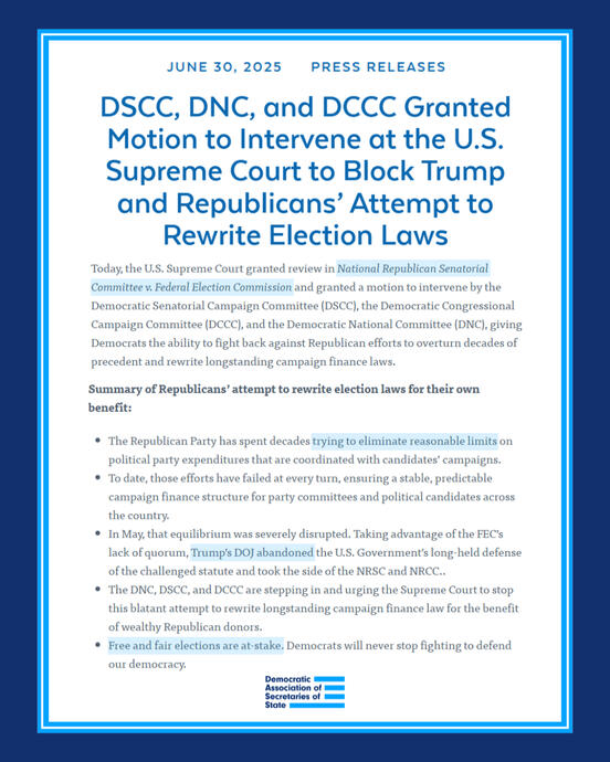 A press release graphic using DSCC elements.